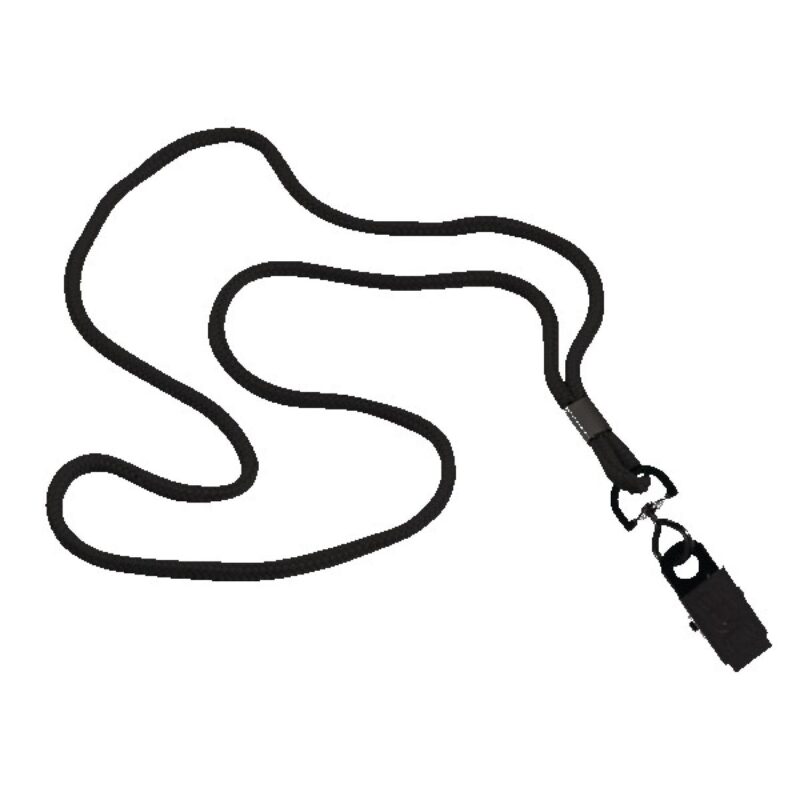 1/8" Polyester Cord Lanyard with Bulldog Clip - 3