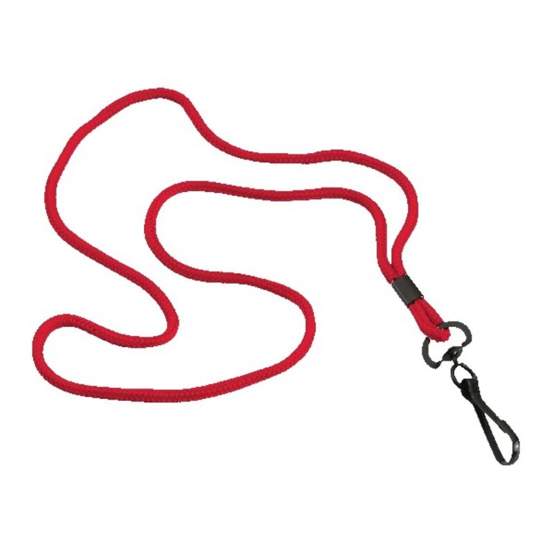 1/8" Polyester Cord Lanyard with Swivel Snap Hook - 2
