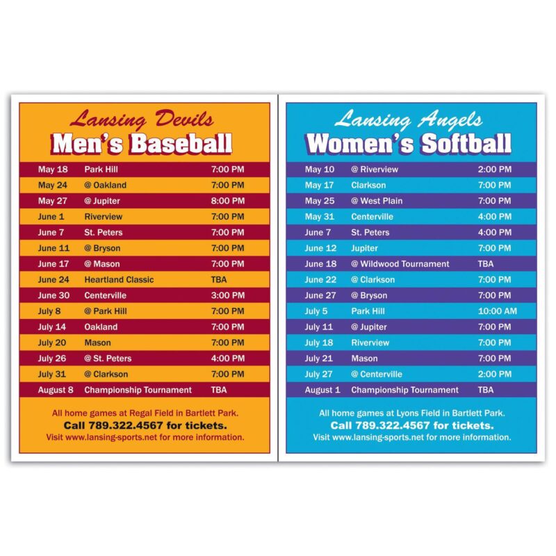 2" 1 Schedule Magnet
