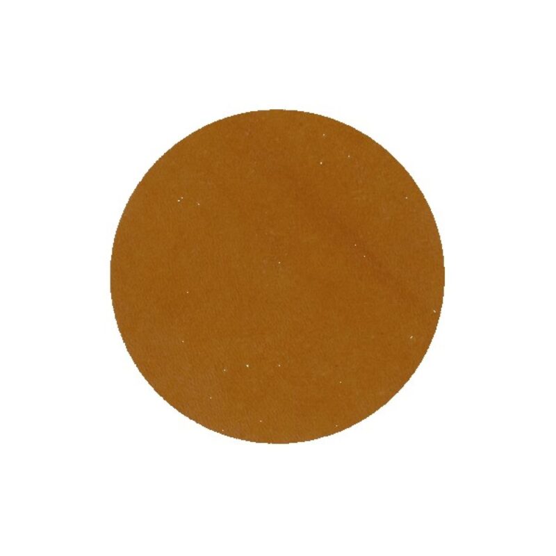 2 1/2" Leather Circle Patch - 1