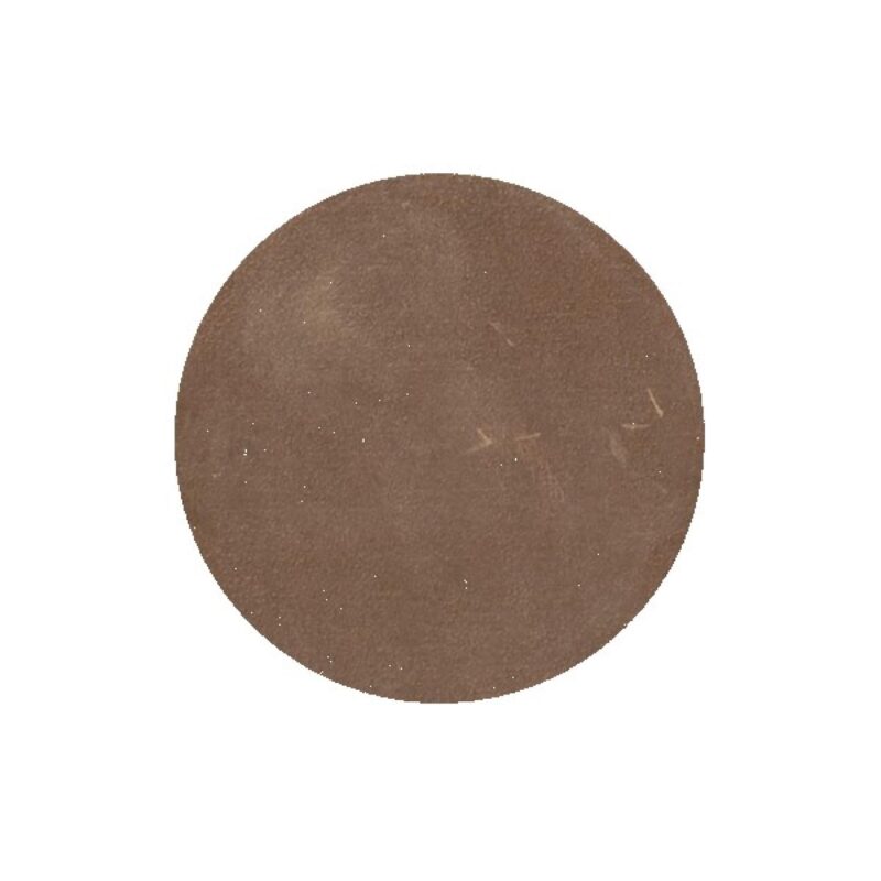 2 1/2" Leather Circle Patch - 3