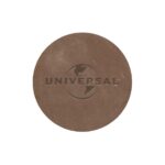 2 1/2" Leather Circle Patch - 6