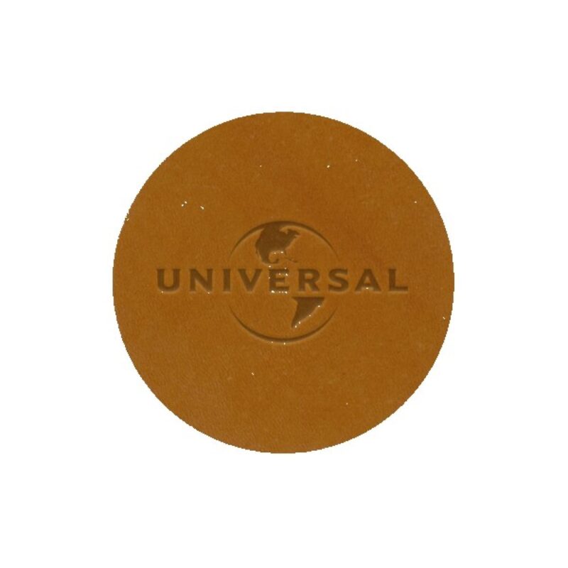 2 1/2" Leather Circle Patch