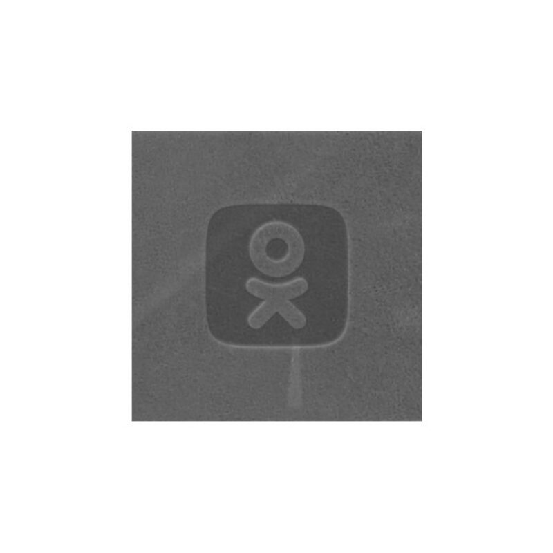 2" x 2" Leather Square Patch - 5