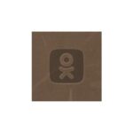 2" x 2" Leather Square Patch - 7