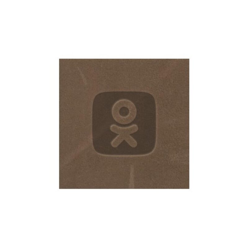 2" x 2" Leather Square Patch - 7