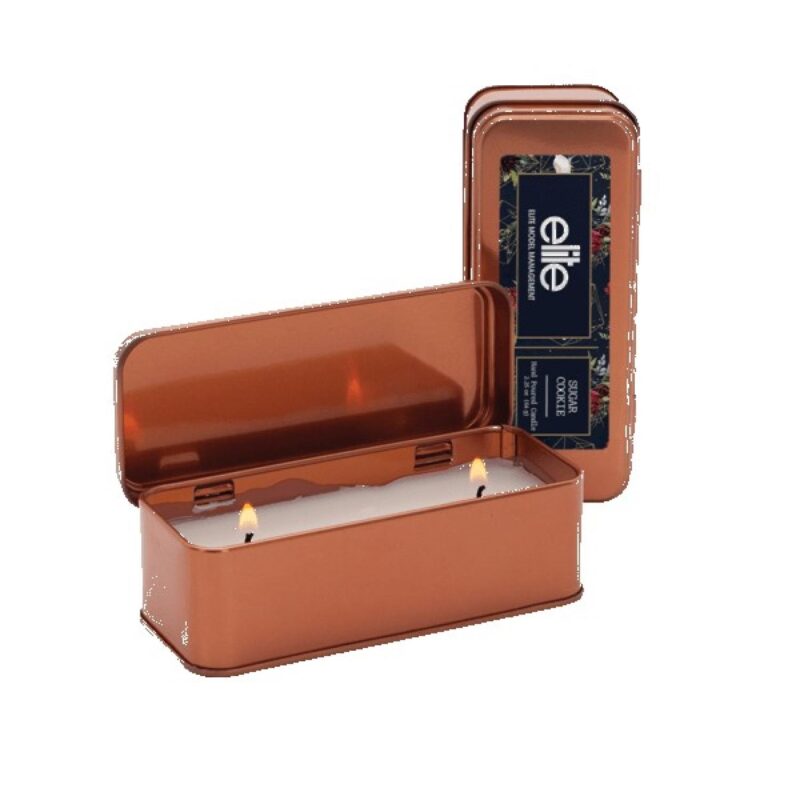 2.25 oz. Scented Copper Rectangular Candle - 5