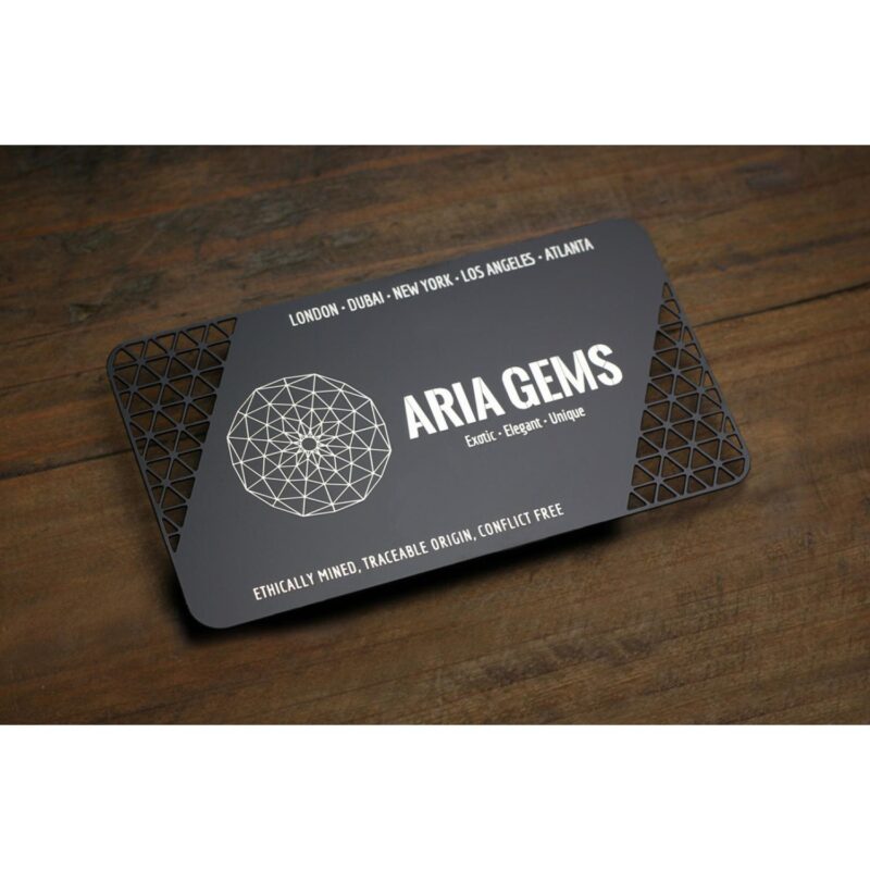 24 Hour Metal Business Cards