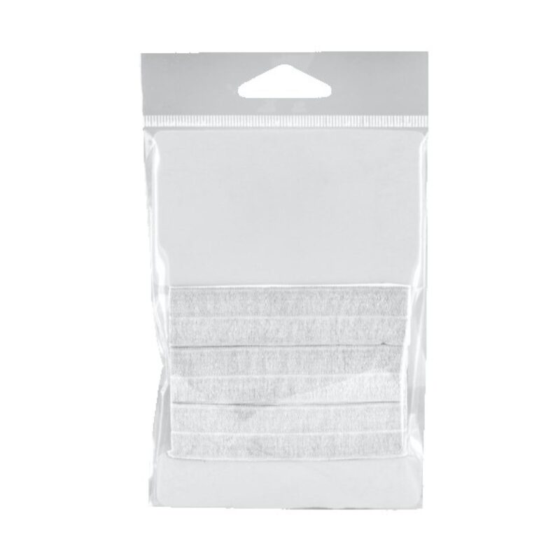 3-Piece Dye-Sublimated Fold-Over Elastic Hair Ties w/ Card Holder (Includes - 1