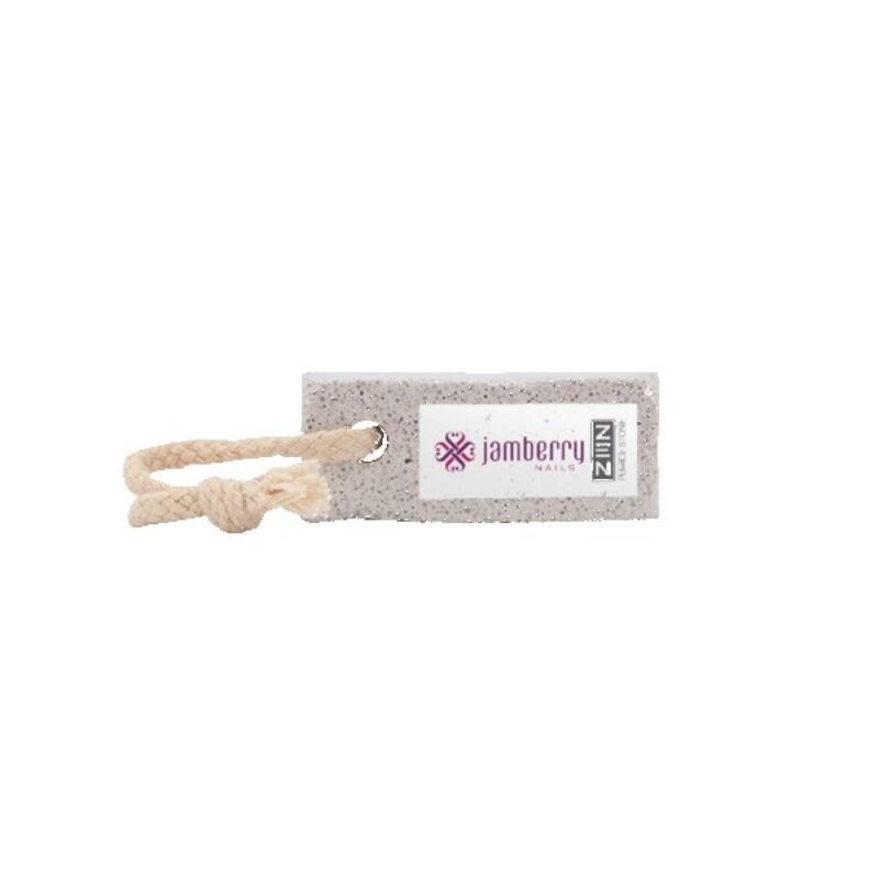 3" x 1" Ceramic Pumice Stone with Cotton Cord - 1