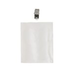 3" x 4" Printed Vertical Vinyl Pouch with Bulldog Clip - 1
