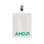 3" x 4" Printed Vertical Vinyl Pouch with Bulldog Clip - 2