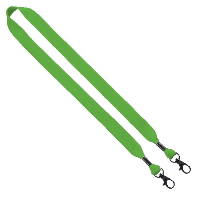 3/4" Cotton Double Lobster Clip Lanyard - 7