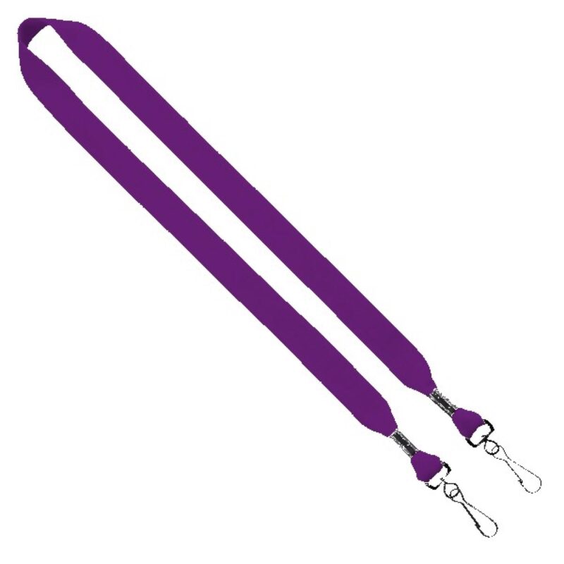 3/4" Cotton Double Swivel Hook Lanyard - 5