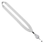 3/4" Cotton Lanyard with Metal Crimp & Retractable Badge Reel - 8