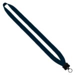 3/4" Cotton Lanyard with Plastic Clamshell & O-Ring - 6