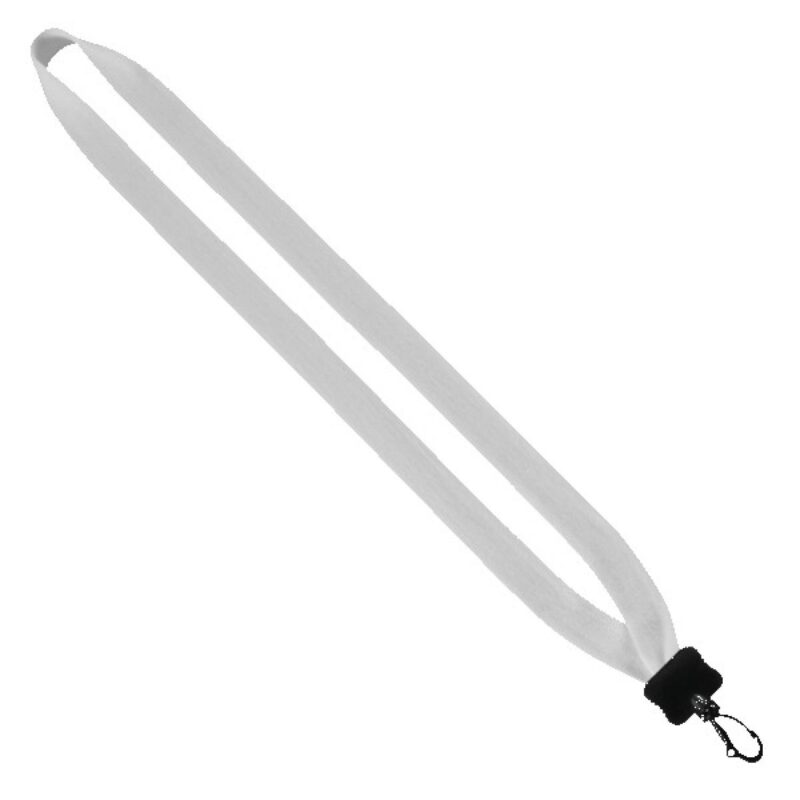 3/4" Cotton Lanyard with Plastic Clamshell & Swivel Snap Hook - 2