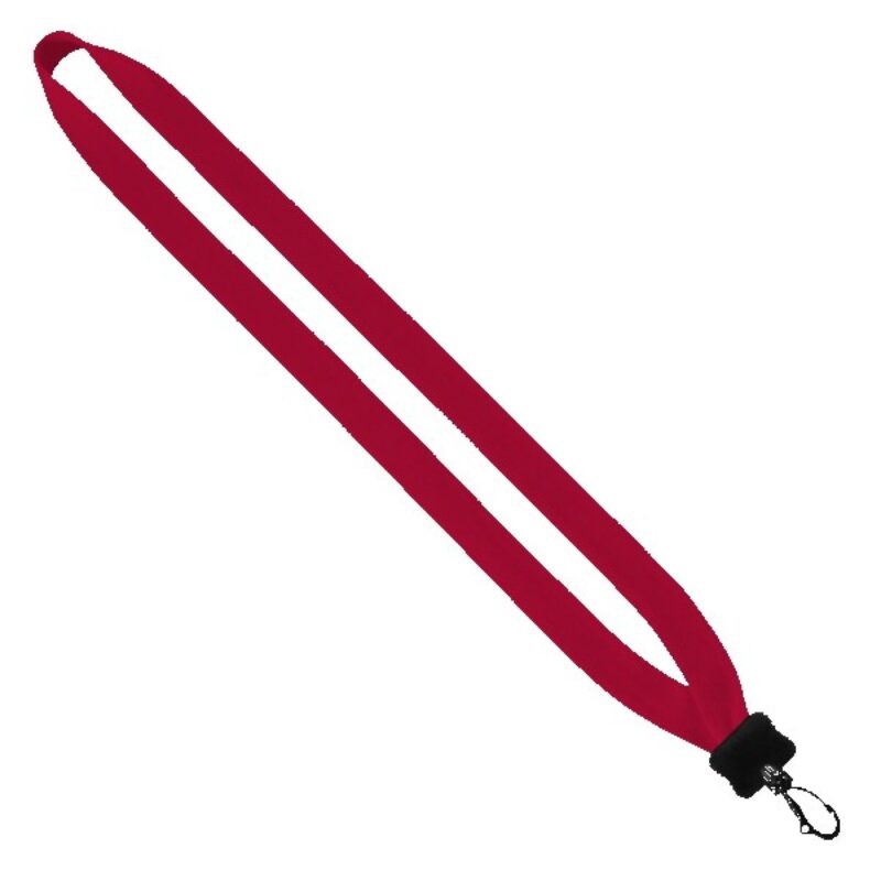 3/4" Cotton Lanyard with Plastic Clamshell & Swivel Snap Hook - 3