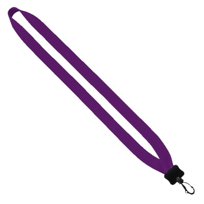 3/4" Cotton Lanyard with Plastic Clamshell & Swivel Snap Hook - 4
