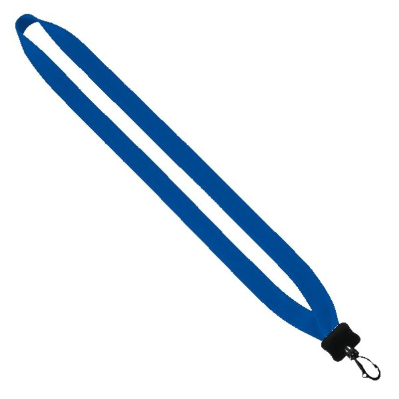 3/4" Cotton Lanyard with Plastic Clamshell & Swivel Snap Hook - 6