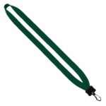 3/4" Cotton Lanyard with Plastic Clamshell & Swivel Snap Hook - 8