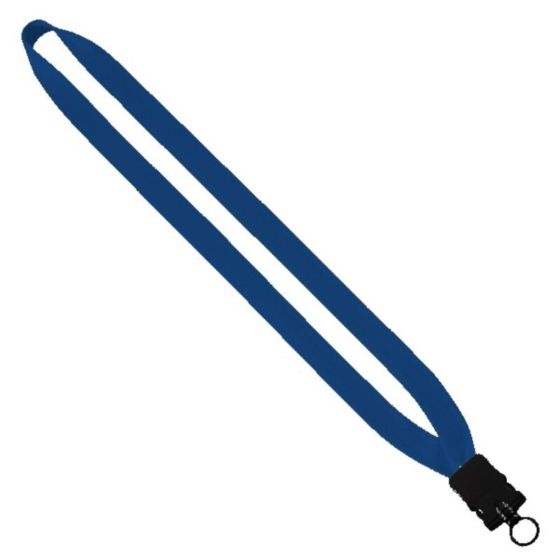 3/4" Cotton Lanyard with Plastic Snap-Buckle Release & O-Ring - 4