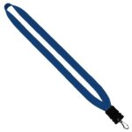 3/4" Cotton Lanyard with Plastic Snap-Buckle Release & Swivel Hook - 3