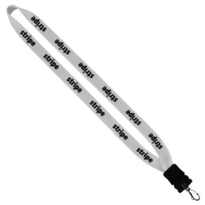 3/4" Cotton Lanyard with Plastic Snap-Buckle Release & Swivel Hook