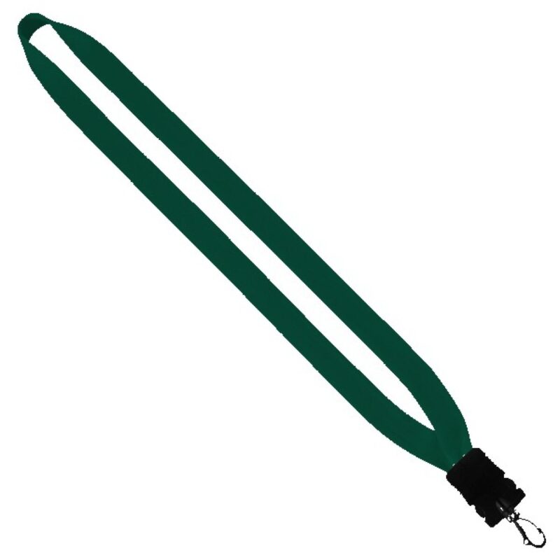 3/4" Cotton Lanyard with Plastic Snap-Buckle Release & Swivel Hook - 5