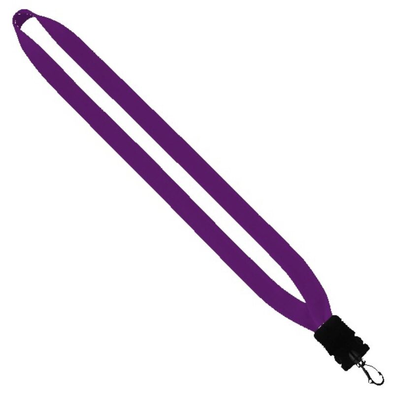 3/4" Cotton Lanyard with Plastic Snap-Buckle Release & Swivel Hook - 6
