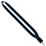 3/4" Cotton Lanyard with Plastic Snap-Buckle Release & Swivel Hook - 7