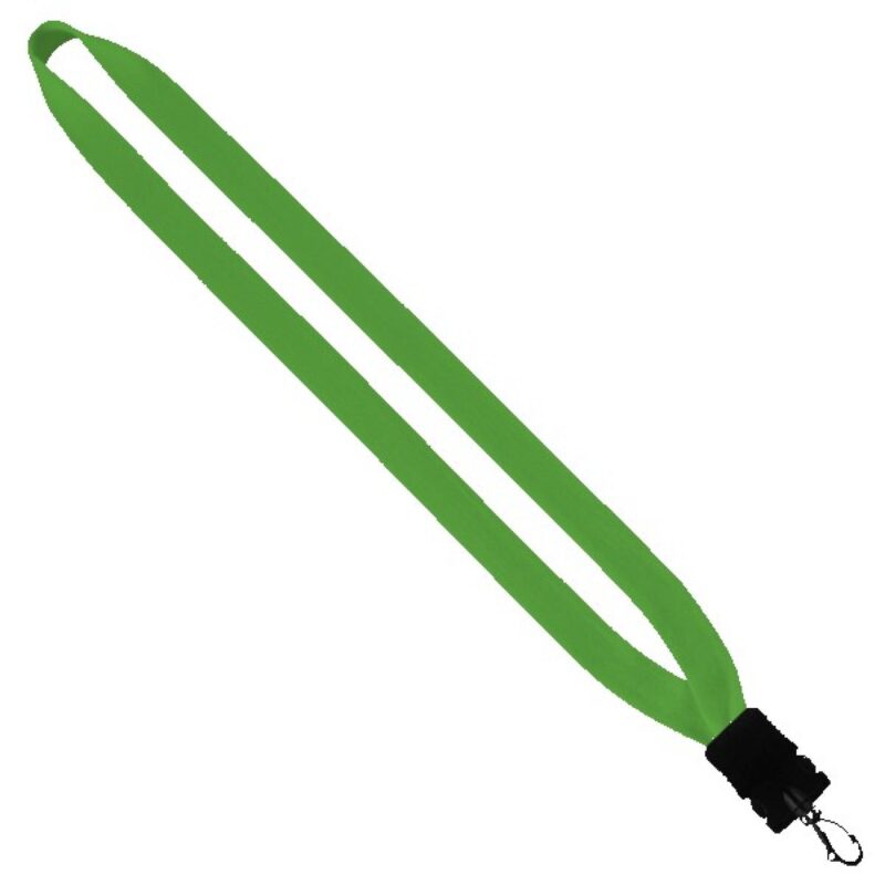 3/4" Cotton Lanyard with Plastic Snap-Buckle Release & Swivel Hook - 8