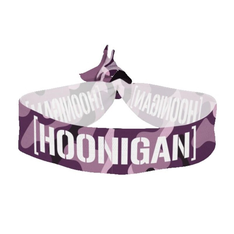 3/4" Dye-Sublimated Fold Over Elastic Hair Tie - 2