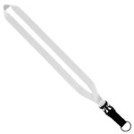 3/4" Dye-Sublimated Lanyard with Slide-Release & Metal Split-Ring - 1