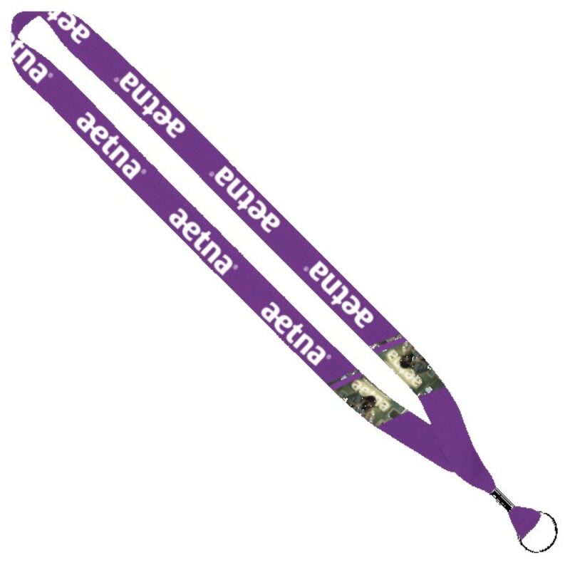 3/4" Dye-Sublimated Waffle Weave Lanyard - 2