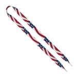 3/4" Dye-Sublimated Waffle-Weave Shoelaces (pair) - 2