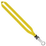 3/4" Multi-Color Polyester Lanyard with Slide Buckle Release & Split-Ring - 2