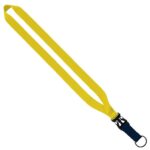 3/4" Multi-Color Polyester Lanyard with Slide Buckle Release & Split-Ring - 5