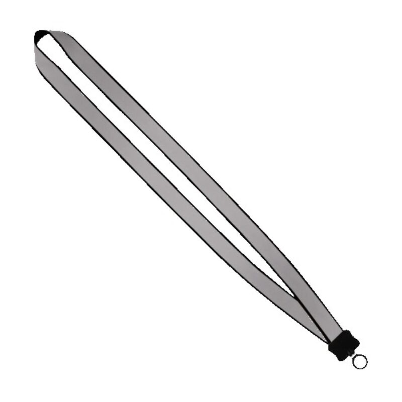 3/4" Reflective Lanyard with Plastic Clamshell & O-Ring - 1