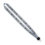 3/4" Reflective Lanyard with Plastic Clamshell & O-Ring - 3