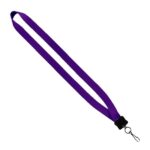 3/4" Smooth Nylon Lanyard with Plastic Clamshell