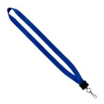 3/4" Smooth Nylon Lanyard with Plastic Clamshell