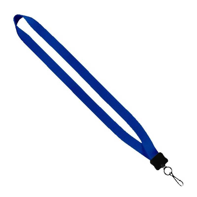 3/4" Smooth Nylon Lanyard with Plastic Clamshell