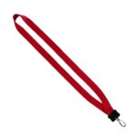 3/4" Smooth Nylon Lanyard with Plastic Clamshell & Swivel Snap Hook - 2