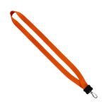 3/4" Smooth Nylon Lanyard with Plastic Clamshell & Swivel Snap Hook - 6