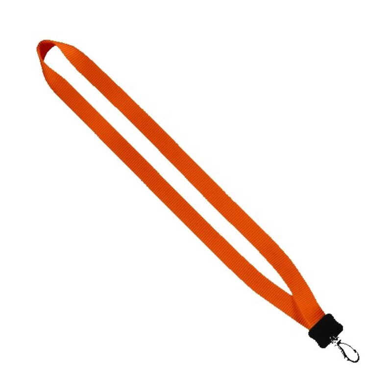 3/4" Smooth Nylon Lanyard with Plastic Clamshell & Swivel Snap Hook - 6