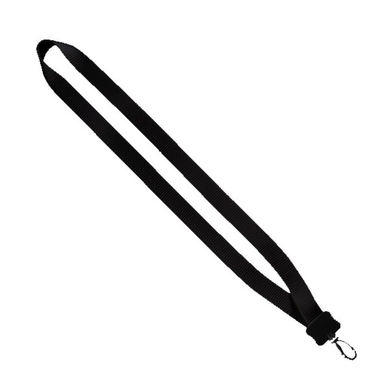 34-Smooth-Nylon-Lanyard-with-Plastic-Clamshell-Swivel-Snap-Hook-LNL34P-PB1 3/4" Smooth Nylon Lanyard with Plastic Clamshell & Swivel Snap Hook