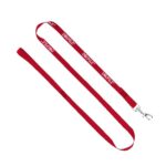 3/4" Smooth Nylon Pet Leash with Bright Metal Snap Hook
