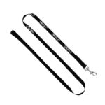 3/4" Smooth Nylon Pet Leash with Bright Metal Snap Hook - 2