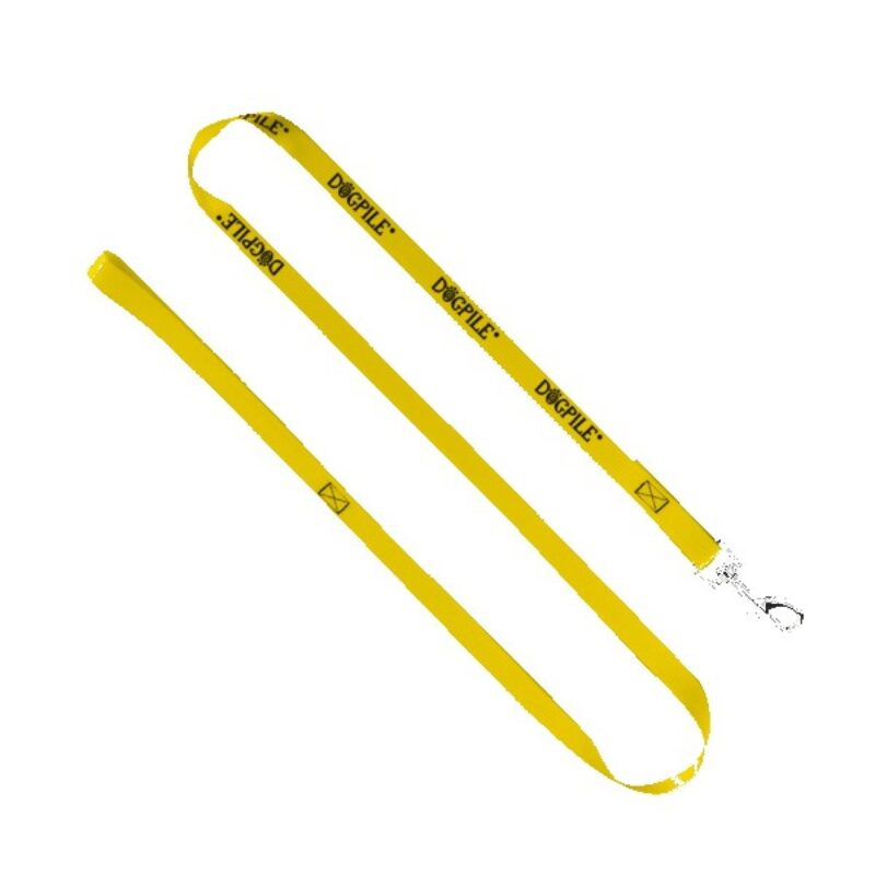 3/4" Smooth Nylon Pet Leash with Bright Metal Snap Hook - 7